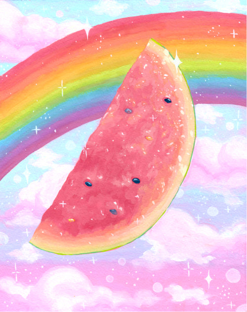 Juicy Watermelon Original Painting