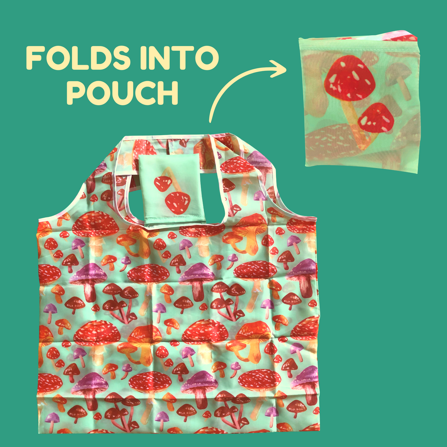 Mushroom Reusable Eco Bag