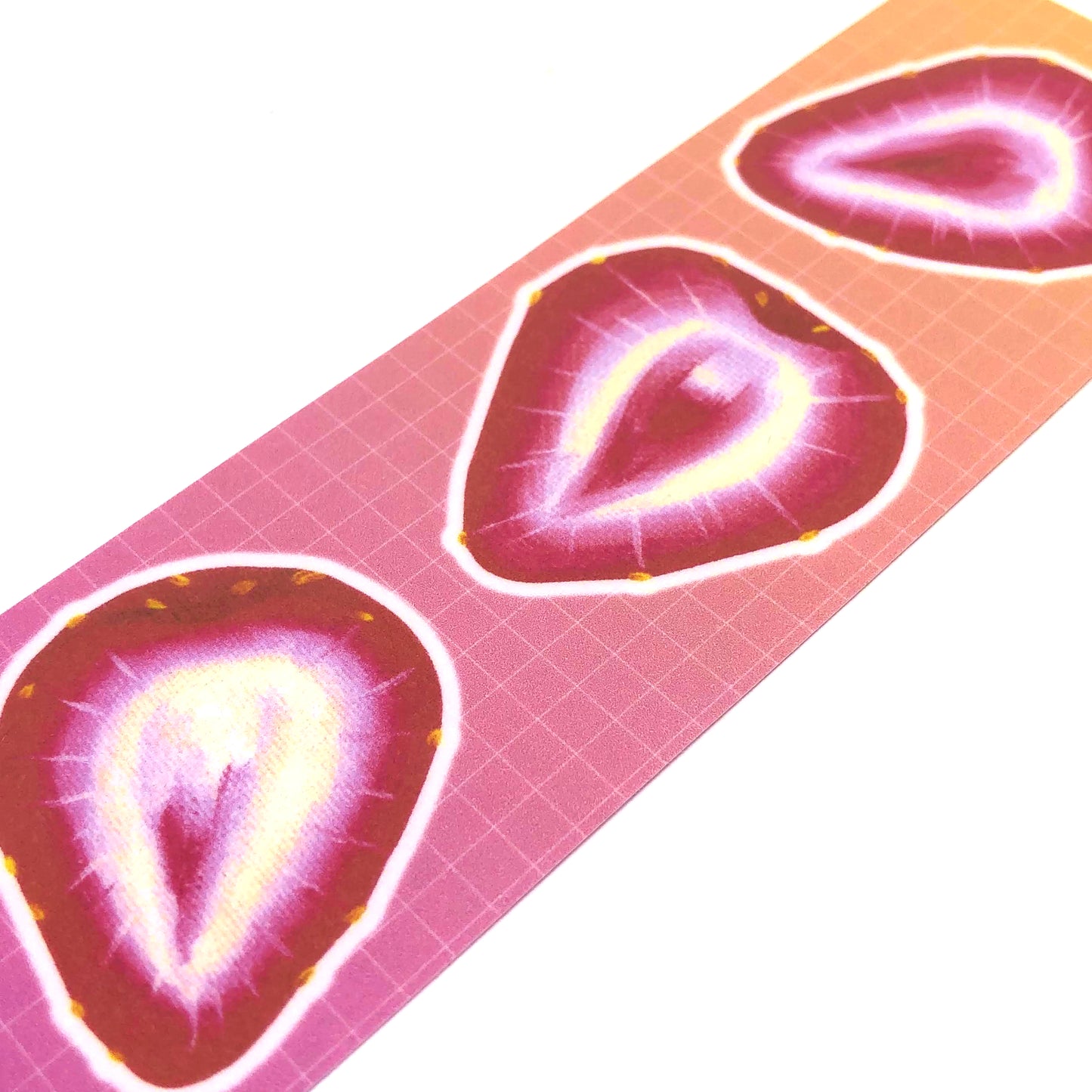 Strawberry Trio Bookmark