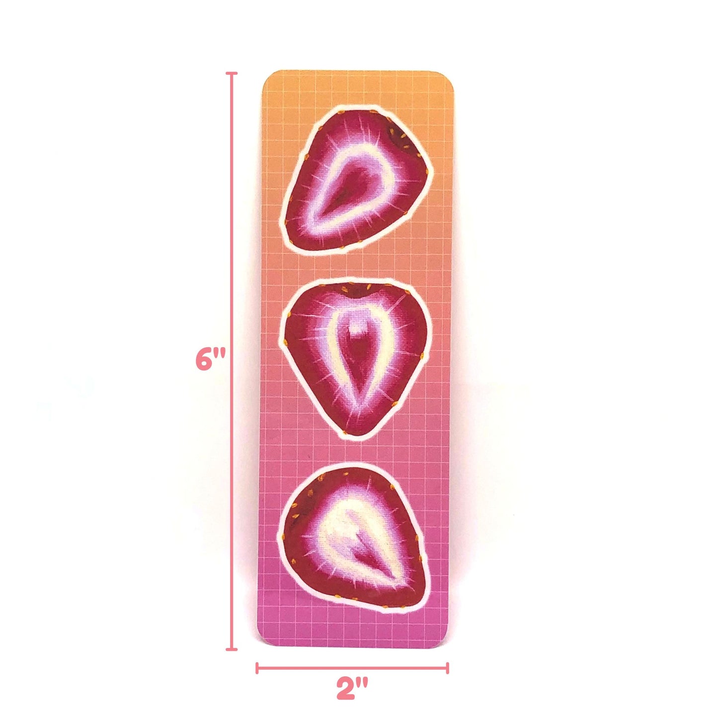 Strawberry Trio Bookmark