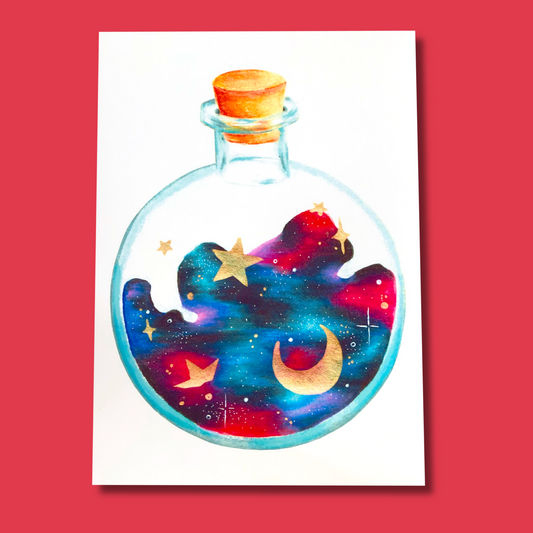 Galaxy Potion Art Print