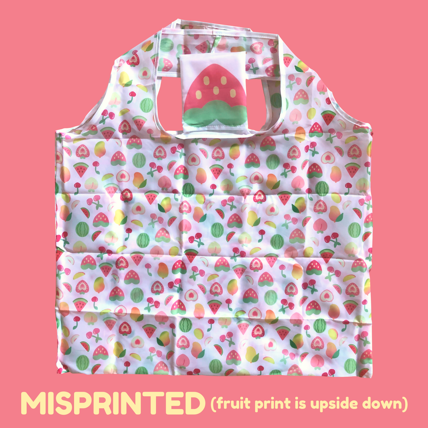Fruity Reusable Eco Bag DISCOUNTED MISPRINT