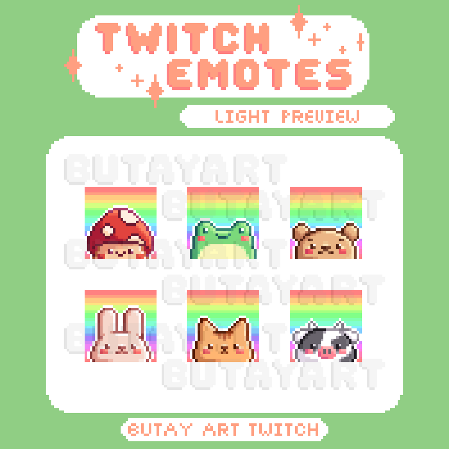 FREE Pride Month Friends Twitch Emotes