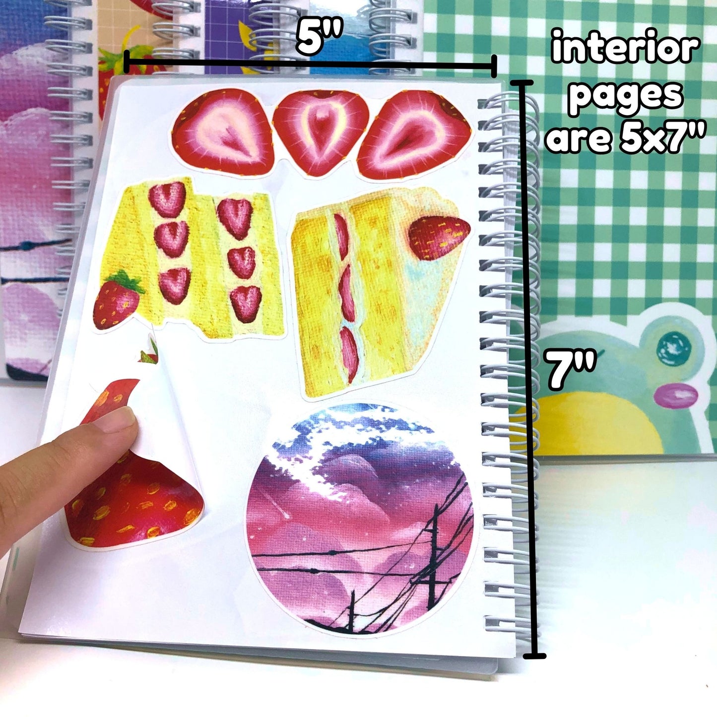 Fruity Reusable Sticker Book