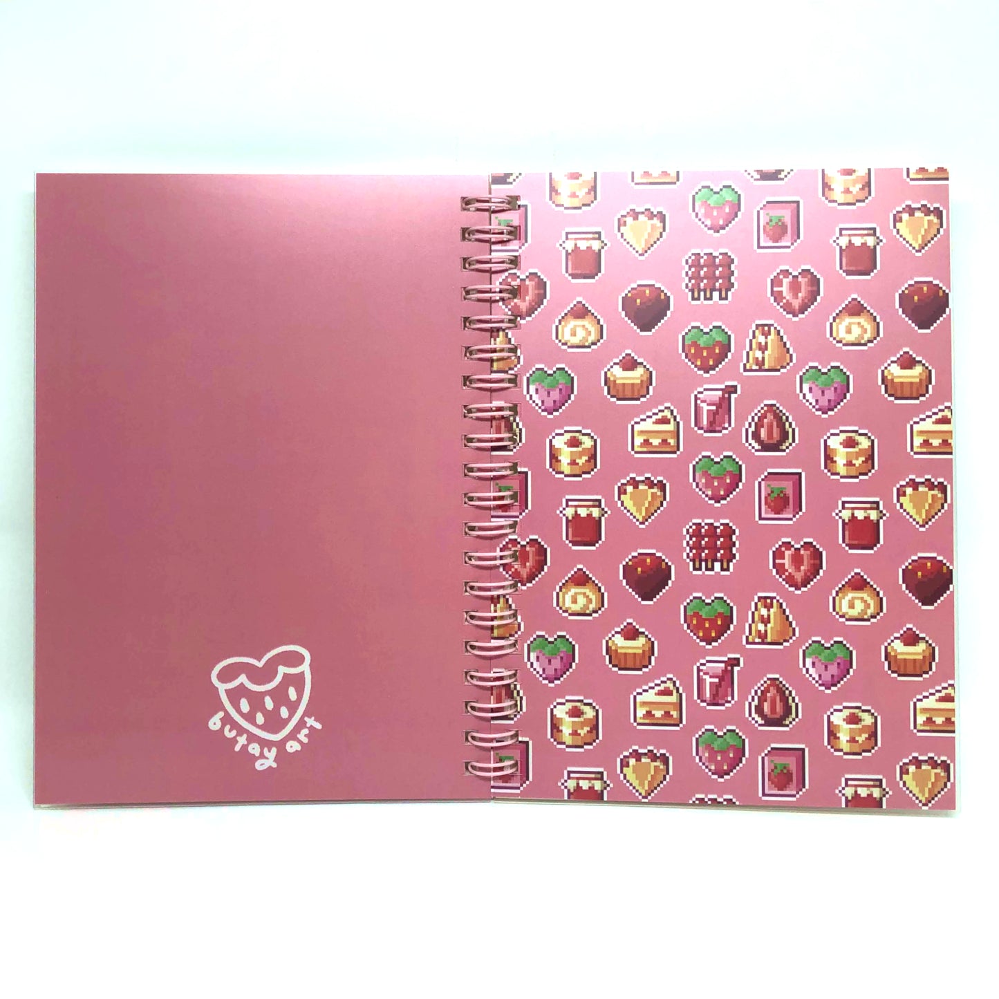 Pixel Strawb Sweets Reusable Sticker Book