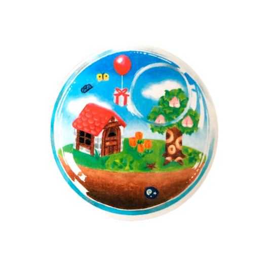 Cozy Game Terrarium Sticker