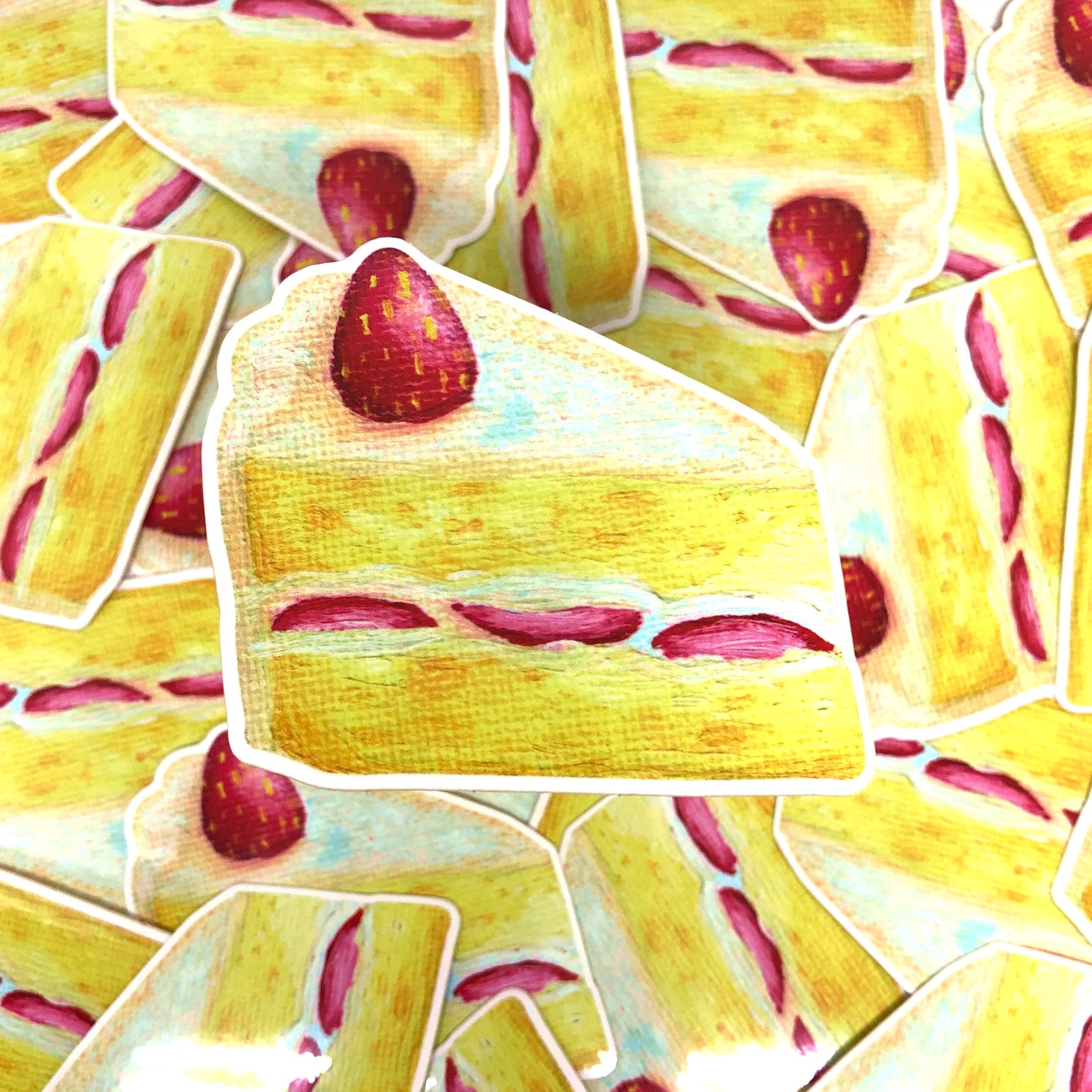 Strawberry Cake Sticker