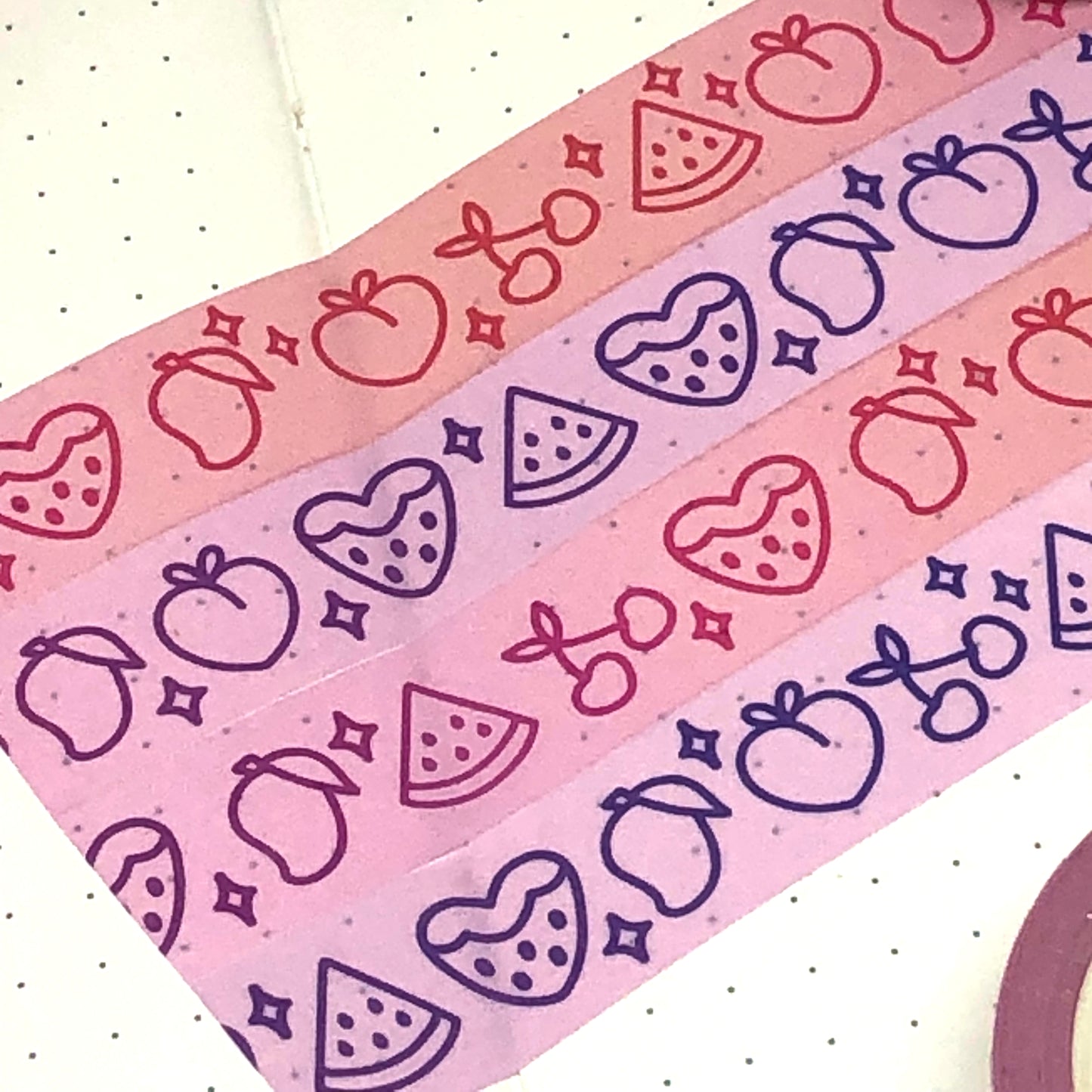 Fruity Pink and Purple Washi Tape