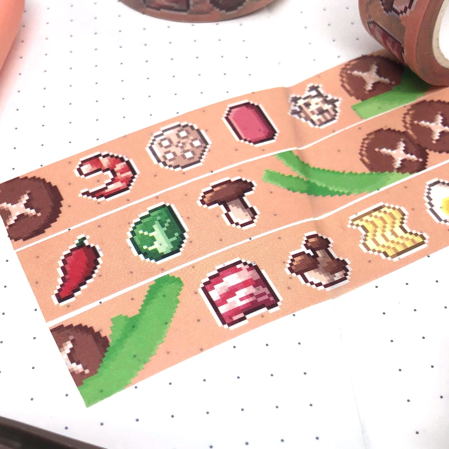 Pixel Hot Pot Washi Tape