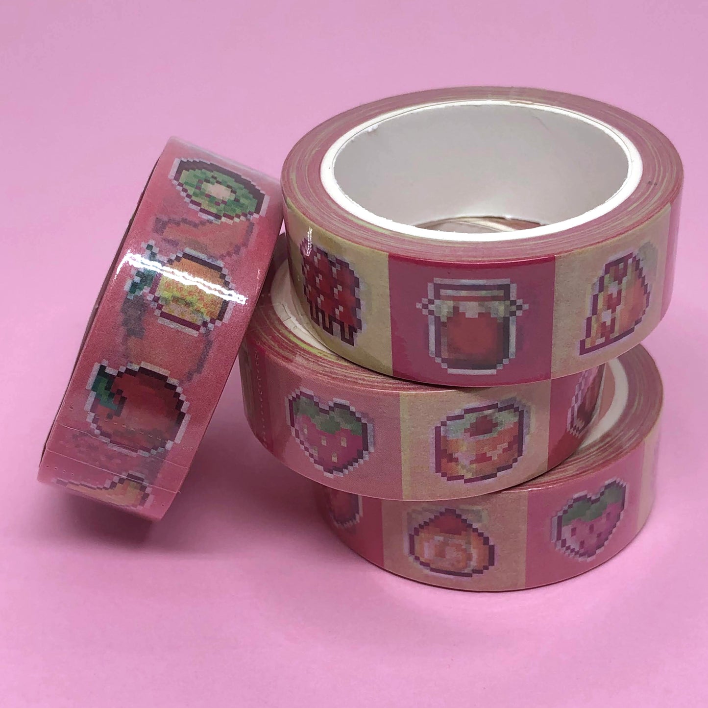 Pixel Strawb Sweets Washi Tape