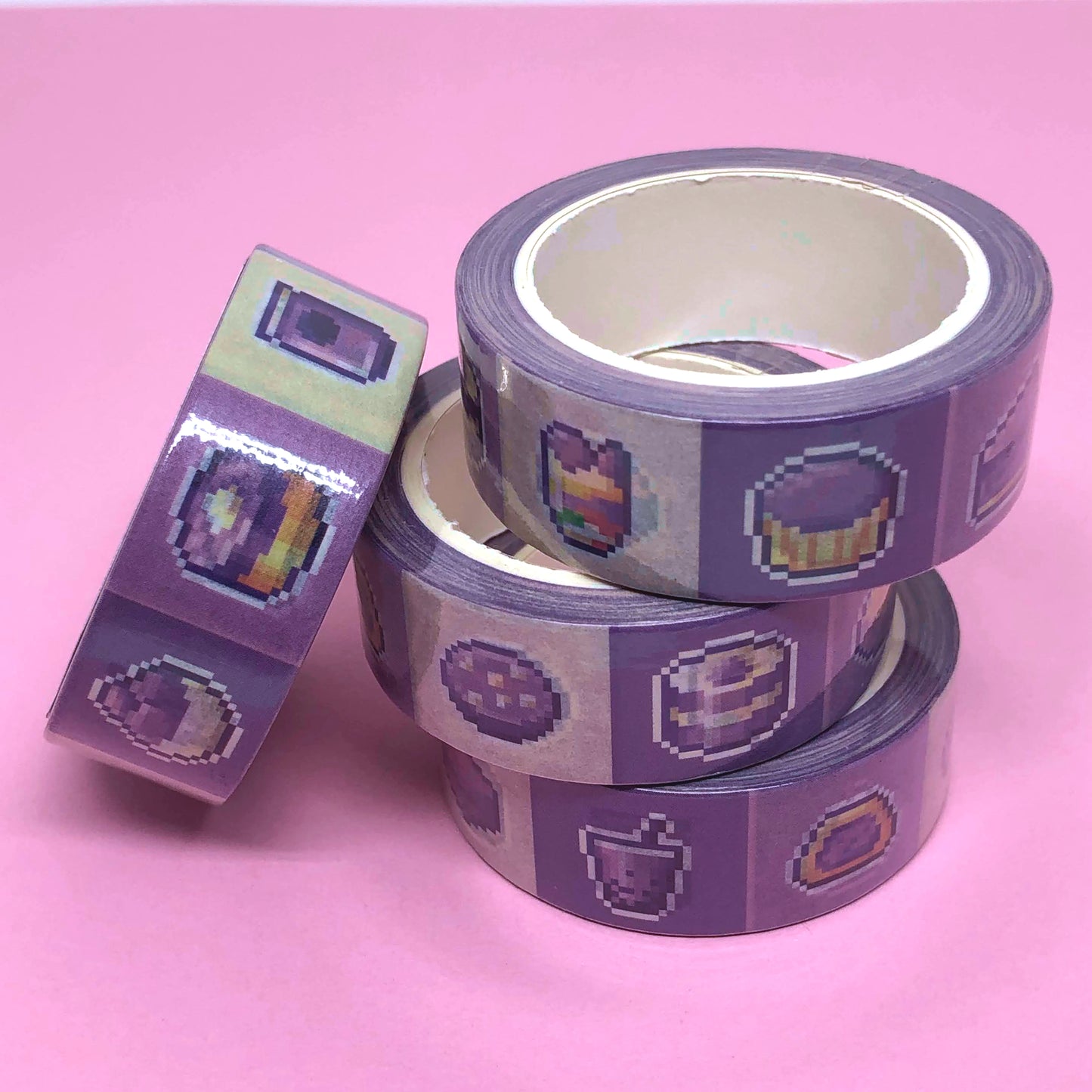 Pixel Ube Sweets Washi Tape