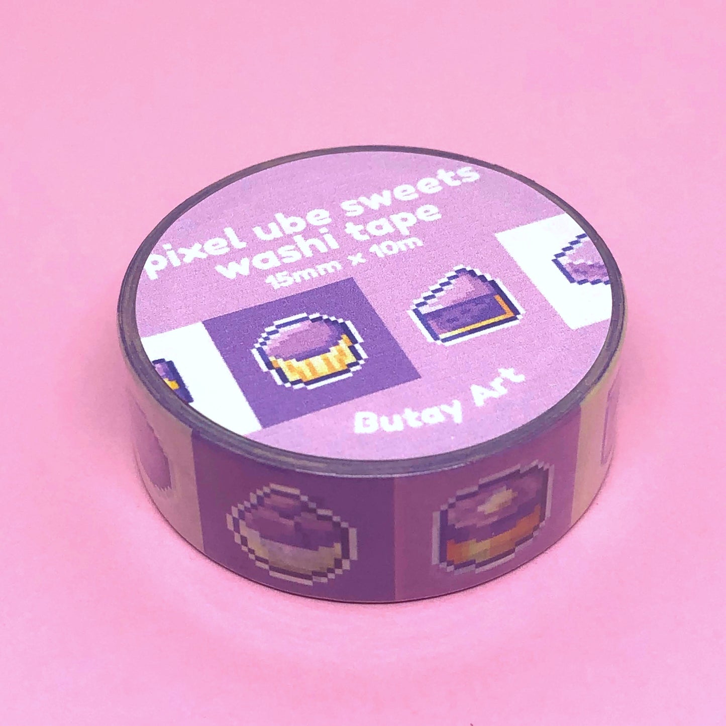 Pixel Ube Sweets Washi Tape