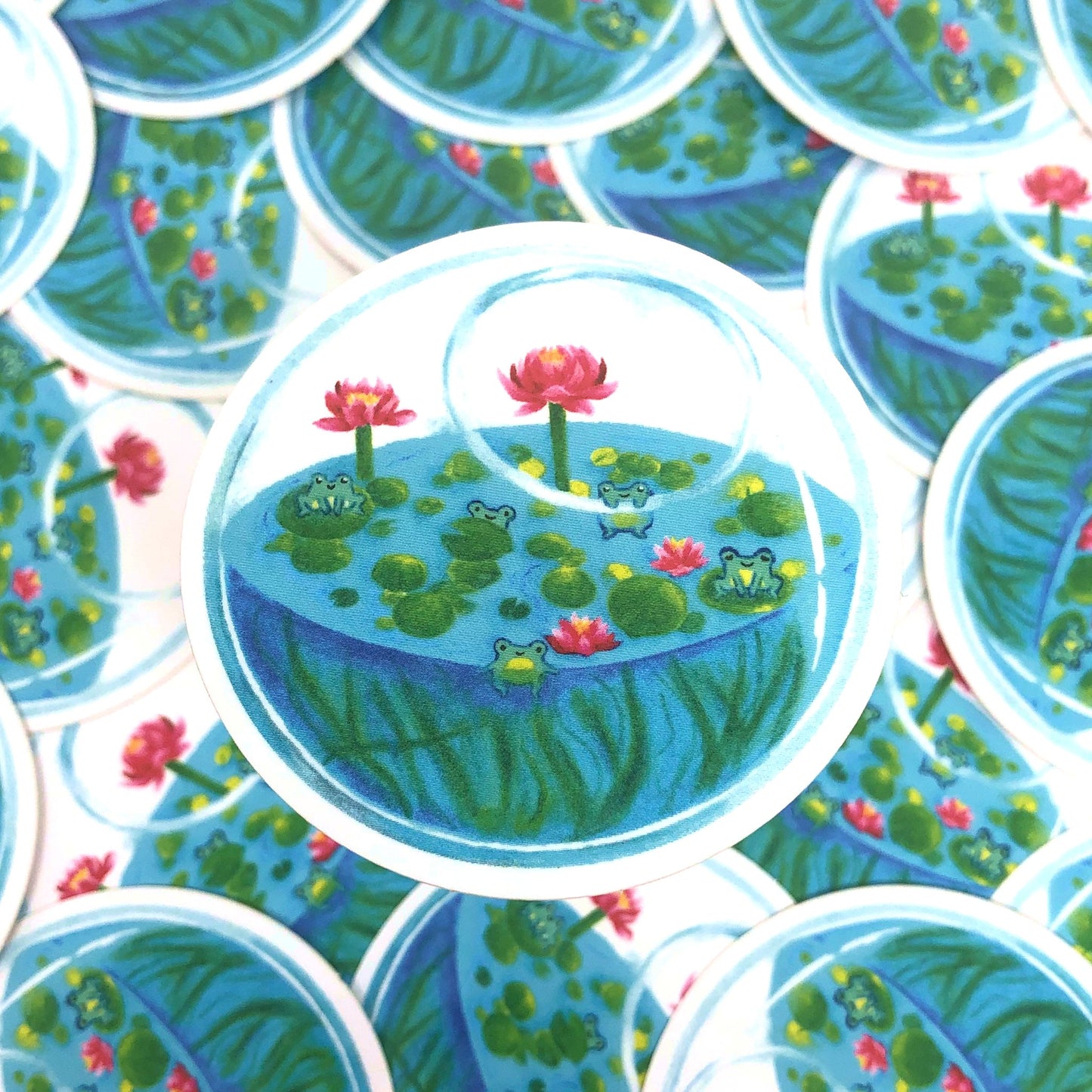 Froggy Terrarium Sticker