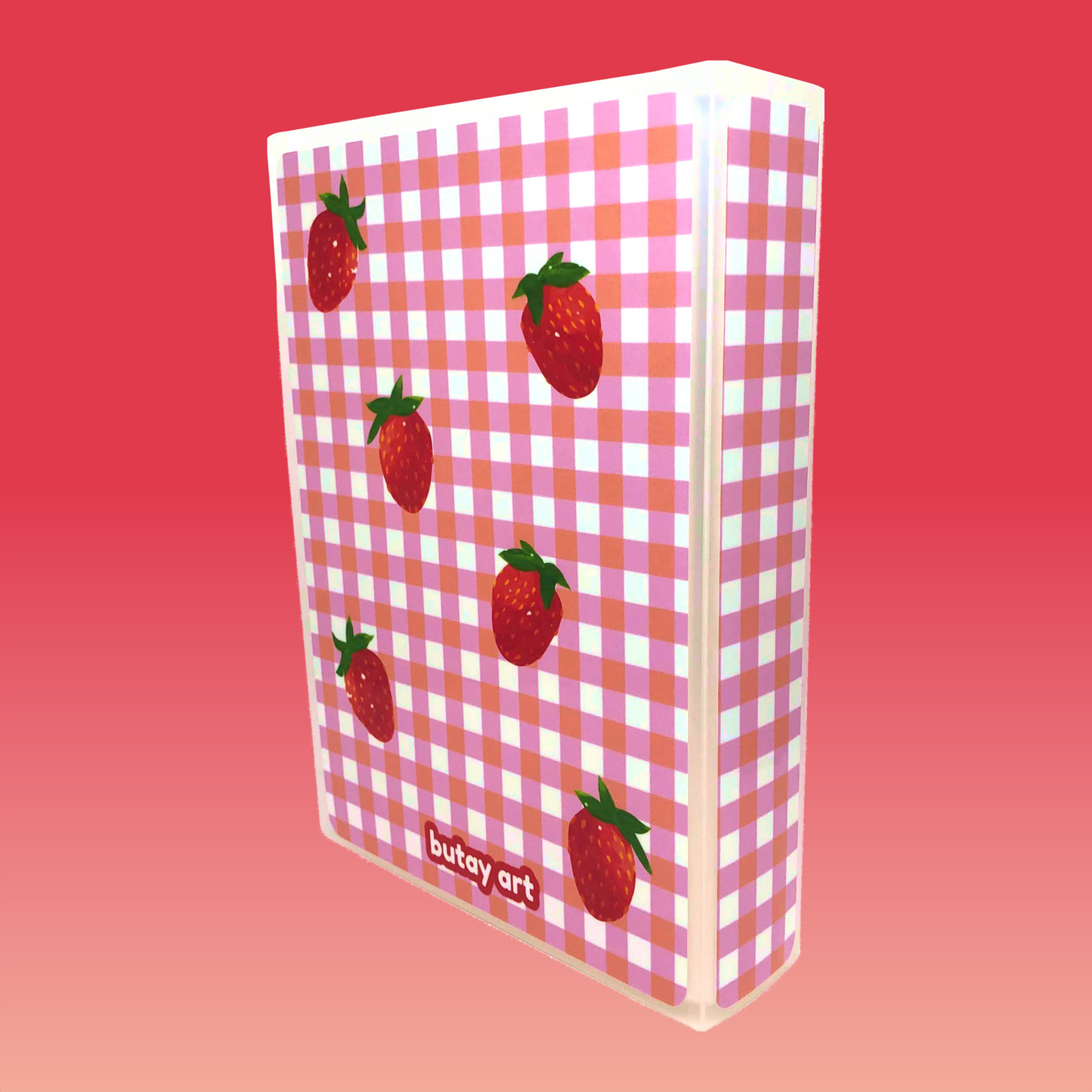 Strawberry Gingham Photo Album