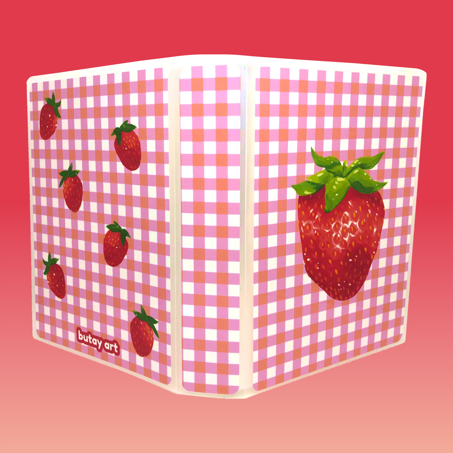 Strawberry Gingham Photo Album