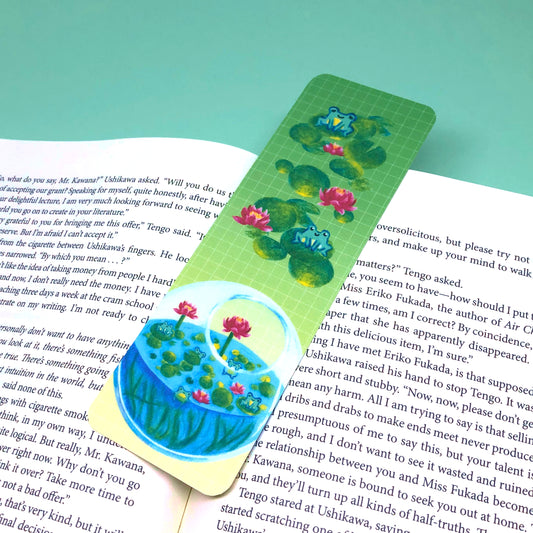 Froggy Terrarium Bookmark