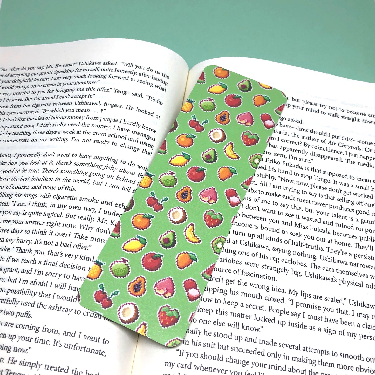 Pixel Fruits Bookmark