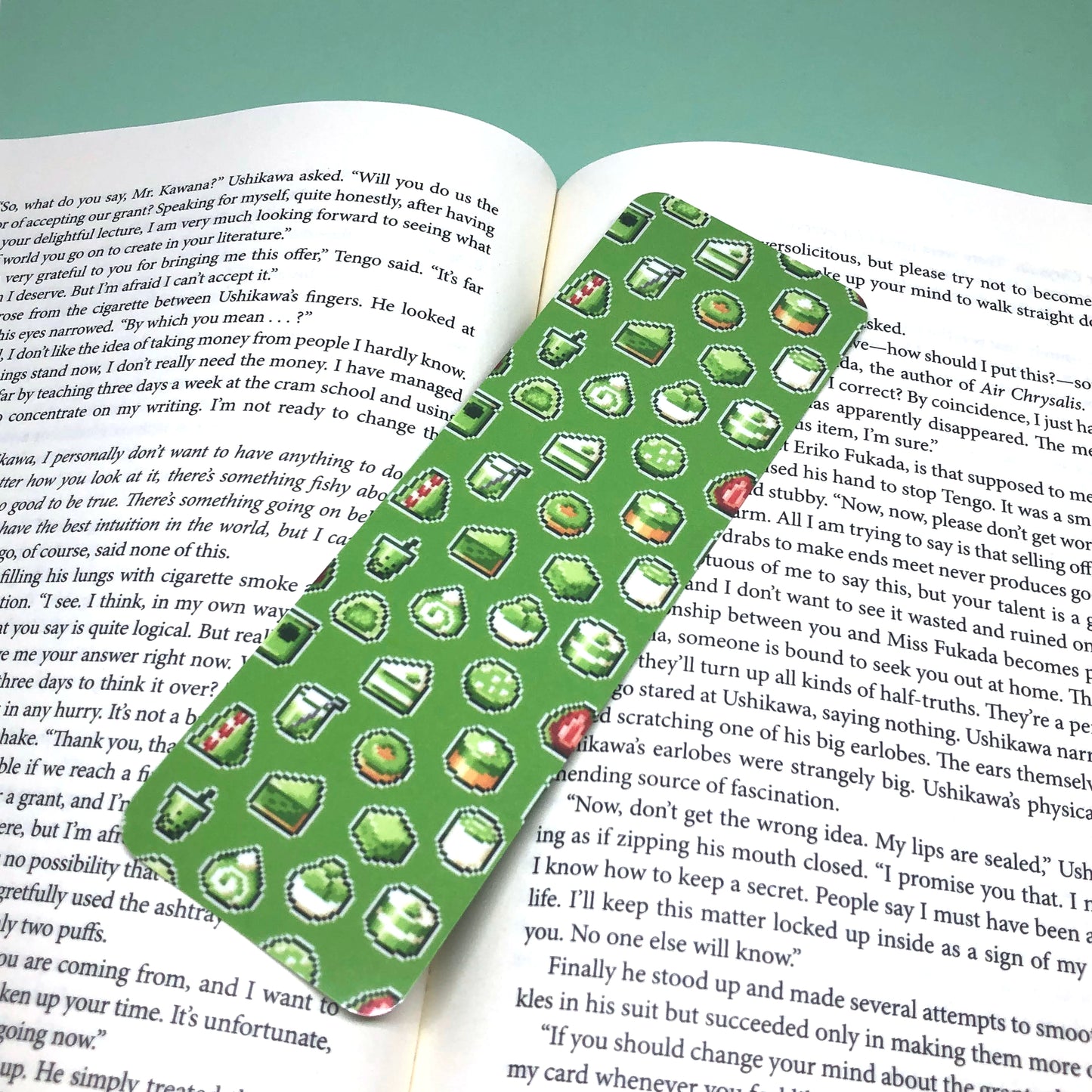 Pixel Matcha Sweets Bookmark