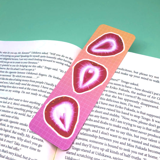 Strawberry Trio Bookmark