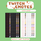 Cat Loaf Twitch Emotes