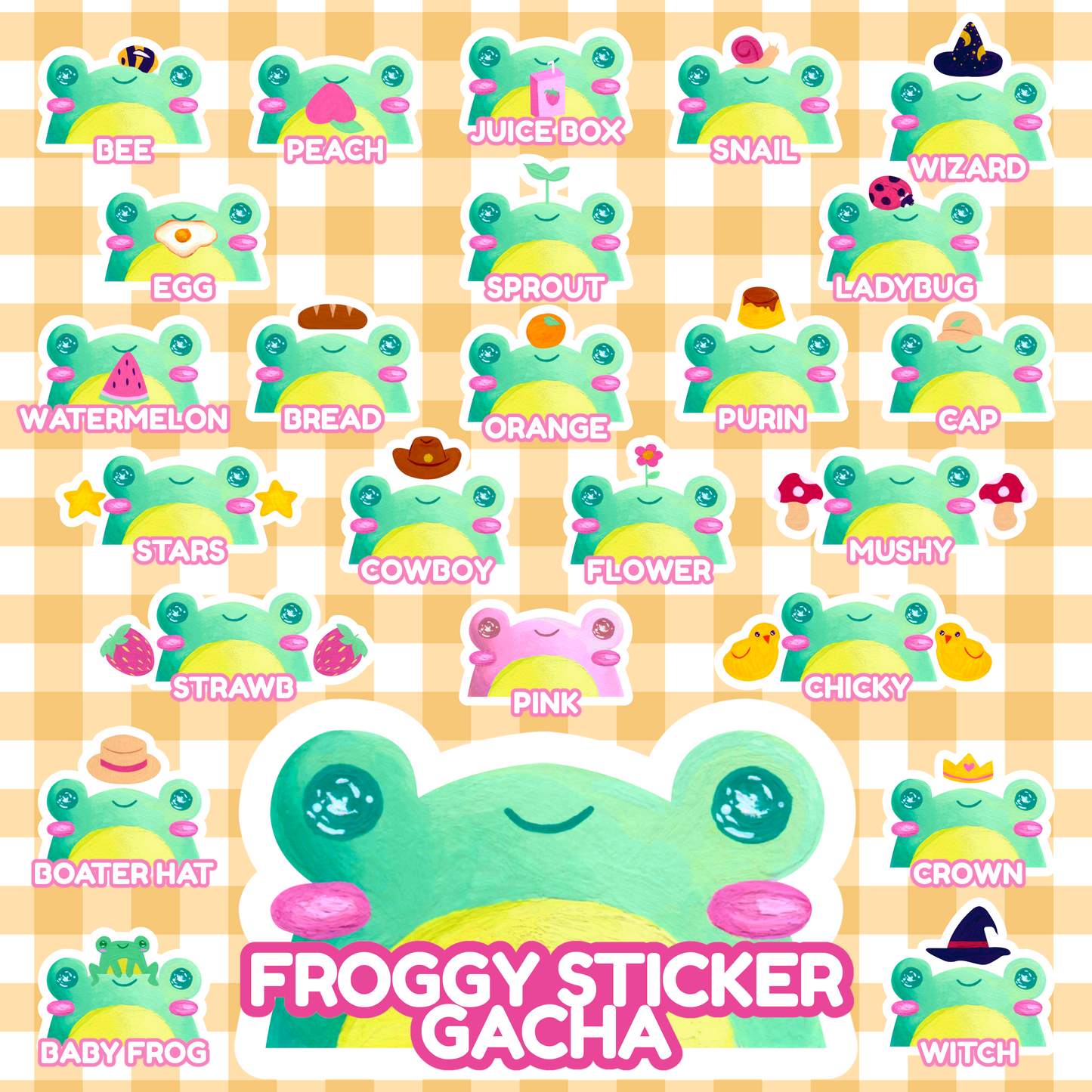 Froggy Sticker Gacha