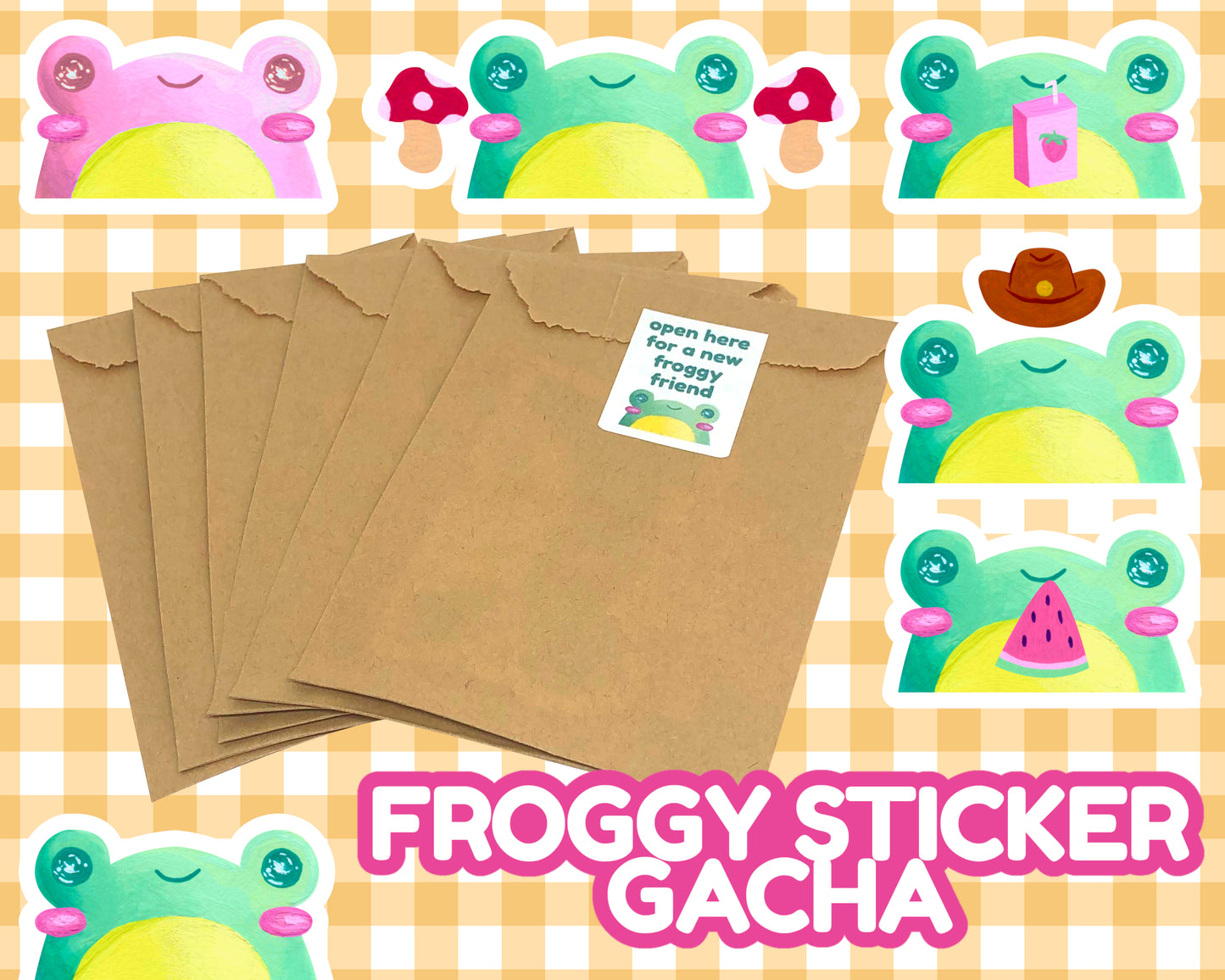 Froggy Sticker Gacha