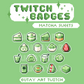 Matcha Sweets Twitch Badges