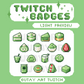 Matcha Sweets Twitch Badges