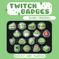 Matcha Sweets Twitch Badges