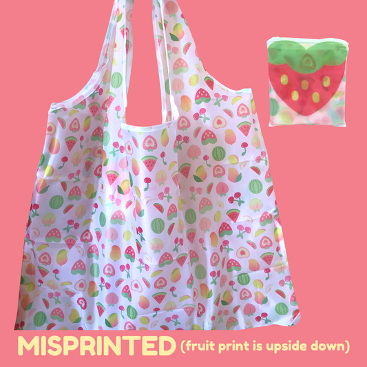 Fruity Reusable Eco Bag DISCOUNTED MISPRINT