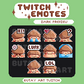 Mushroom Friend Brown Twitch Emotes