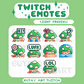 Mushroom Friend Green Twitch Emotes