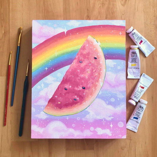 Juicy Watermelon Original Painting