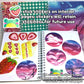 Lovely Strawb Reusable Sticker Book