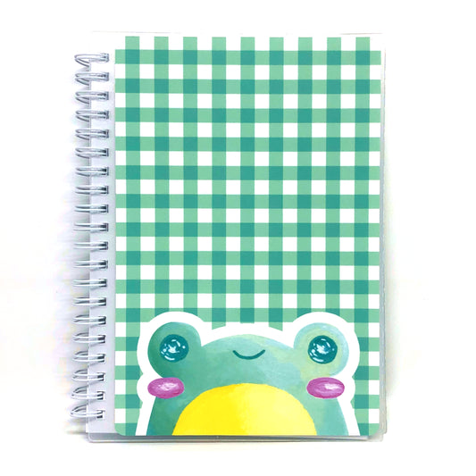 Froggy Reusable Sticker Book (Handmade Cover)