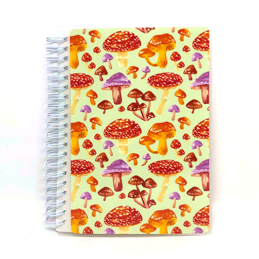 Mushroom Reusable Sticker Book (Handmade Cover)