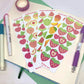 Fruity Cherry Sticker Sheet