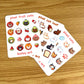 Pixel Fruit Cats Sticker Sheet