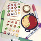 Pixel Hot Pot Sticker Sheet