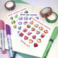 Pixel Ube Sweets Sticker Sheet