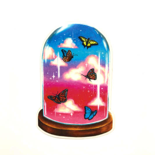 Butterfly Terrarium Sticker
