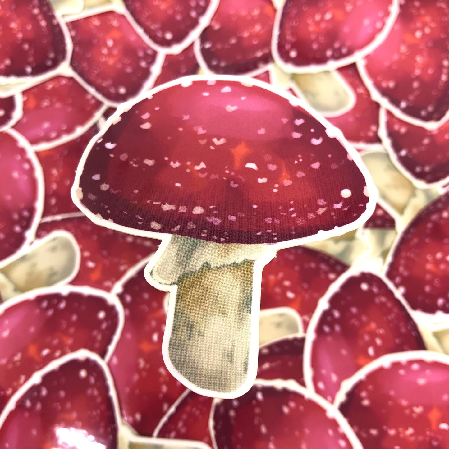 Red Mushroom Sticker