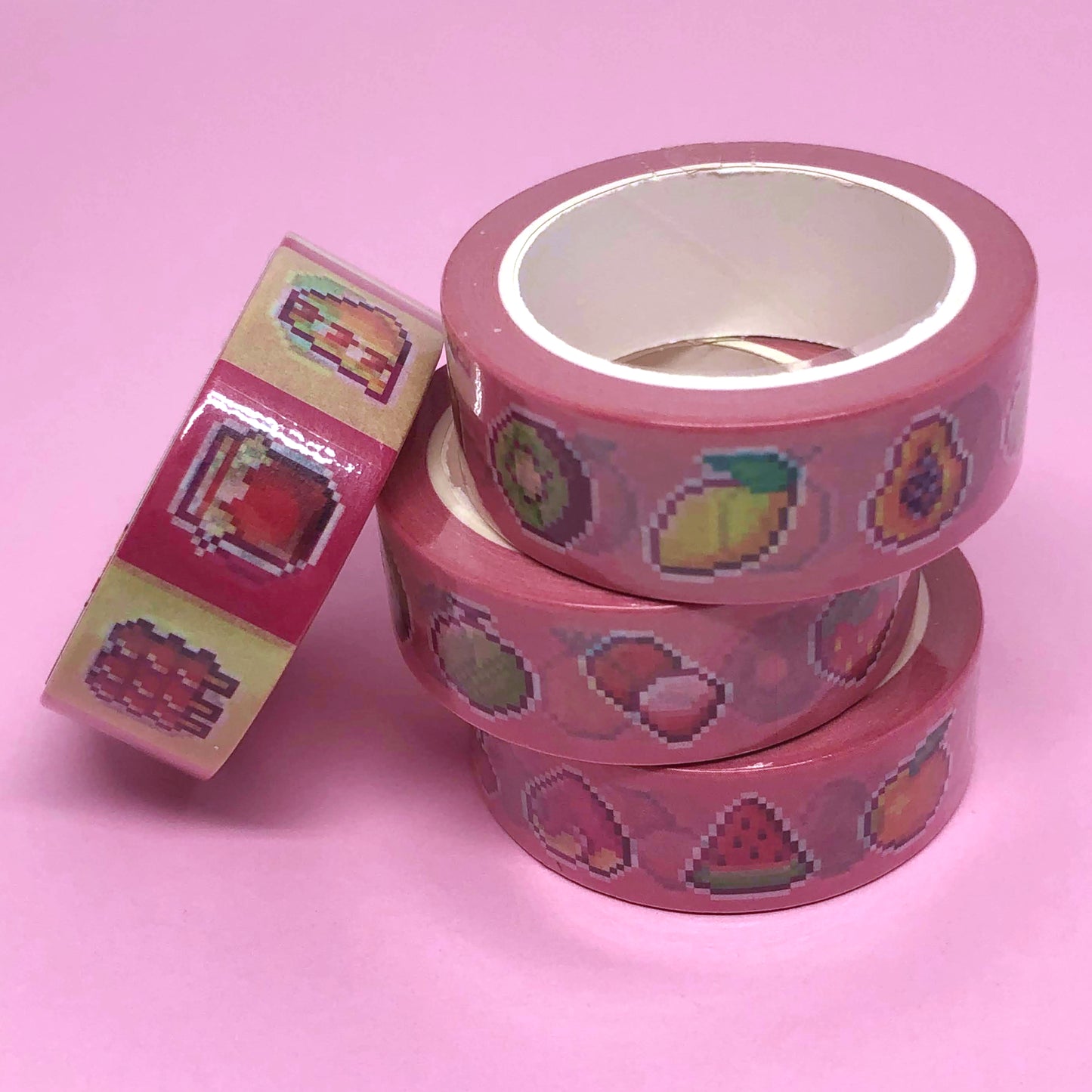 Pixel Fruits Washi Tape