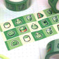 Pixel Matcha Sweets Washi Tape