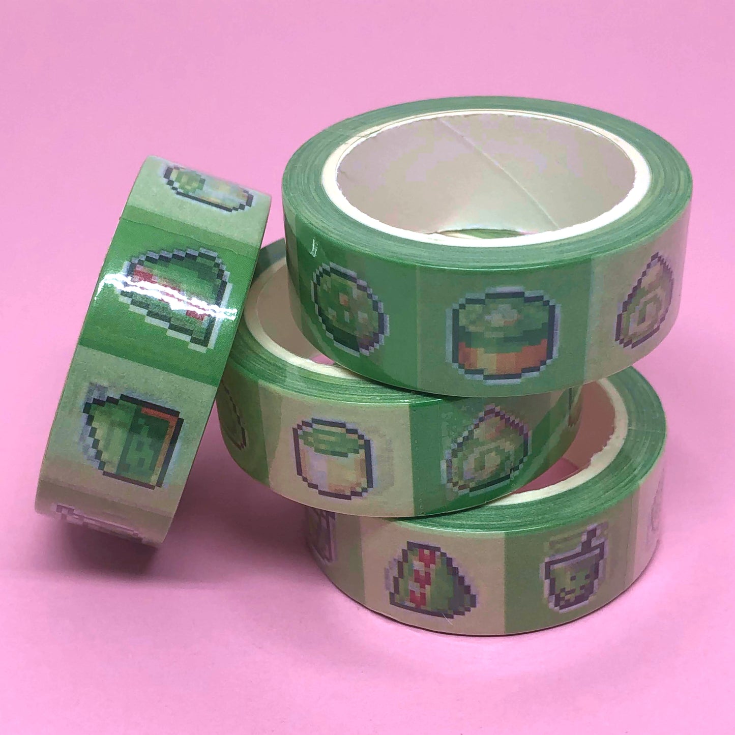 Pixel Matcha Sweets Washi Tape